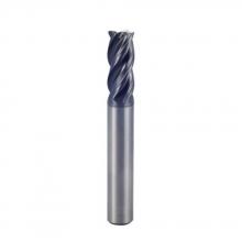 YG-1 UGMF70914 - 3/8(R.060) x 3/8 x 1/2 x 2-1/2 V7 PLUS A 4FL MULTI HELIX CR PLAIN SHANK END MILL