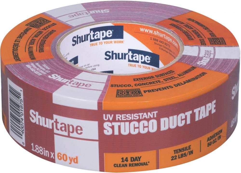 PC 667 Specialty Grade, Outdoor Stucco Duct Tape - Red - 9 mil - 48mm x 55m - 1