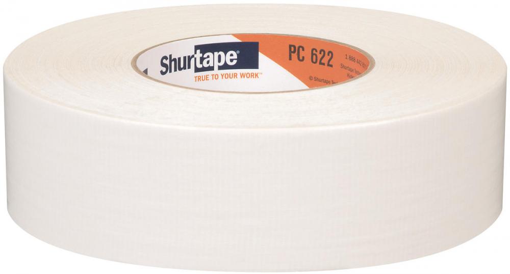 PC 622 Premium Grade Stucco Duct Tape - White - 12.5 mil - 48mm x 55m - 1 Case (