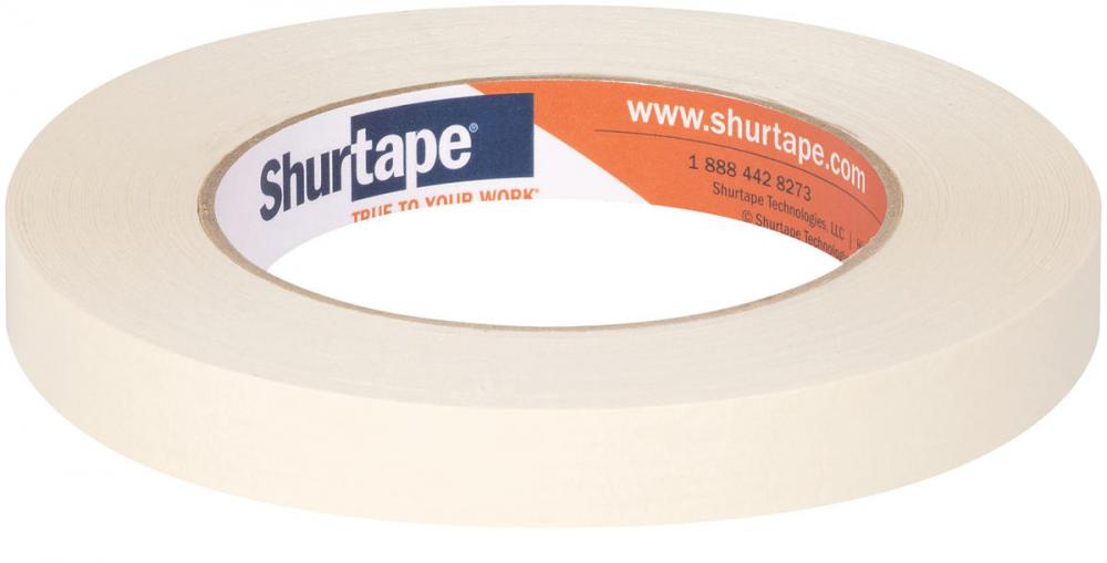 CP 66 Contractor Grade Masking Tape - Natural - 5.2 mil - 12mm x 55m - 1 Case (