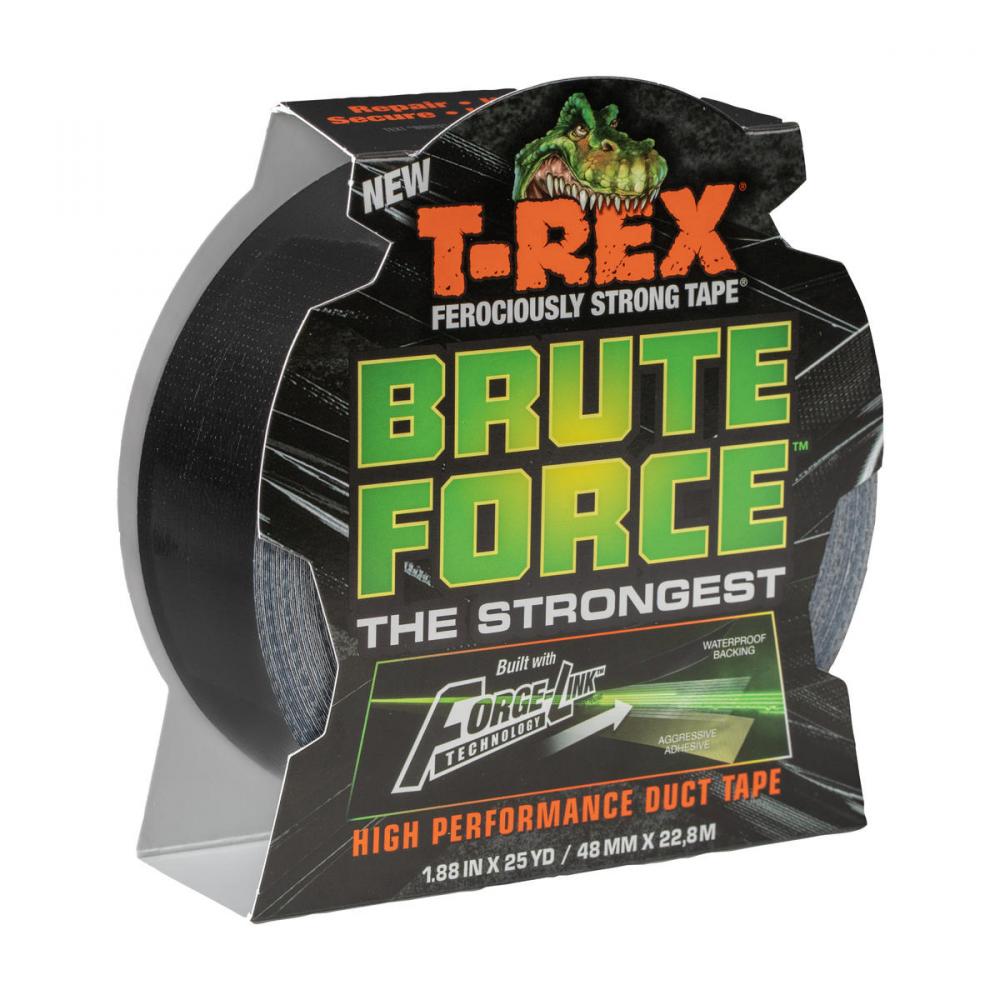 T-REX / PC 945 Brute Force, Premium Cloth Tape - Black - 17 mil - 1.88in x 25yd