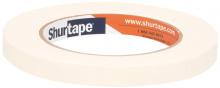 Shurtape 100455 - CP 83 Utility Grade Masking Tape - Natural - 4.6 mil - 12mm x 55m - 1 Case (72 R