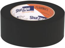 Shurtape 159855 - PE 100 FloorMate Temporary Floor Tape - Black - 4.6 mil - 48mm x 60yd - 1 Case