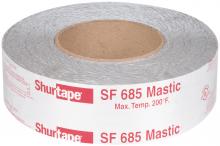 Shurtape 200664 - SF 685 ShurMASTIC Butyl Foil Tape - Silver Printed - 17 mil - 2in x 100ft - 1 C
