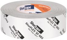 Shurtape 208144 - SF 683 ShurFLEX Metalized Cloth Duct Tape - Silver Print - 10 mil - 48mm x 55m