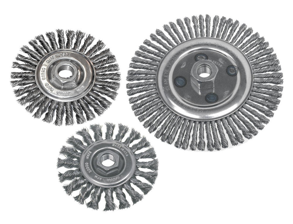 Knot Wire Wheel Brushes - Fast Cut