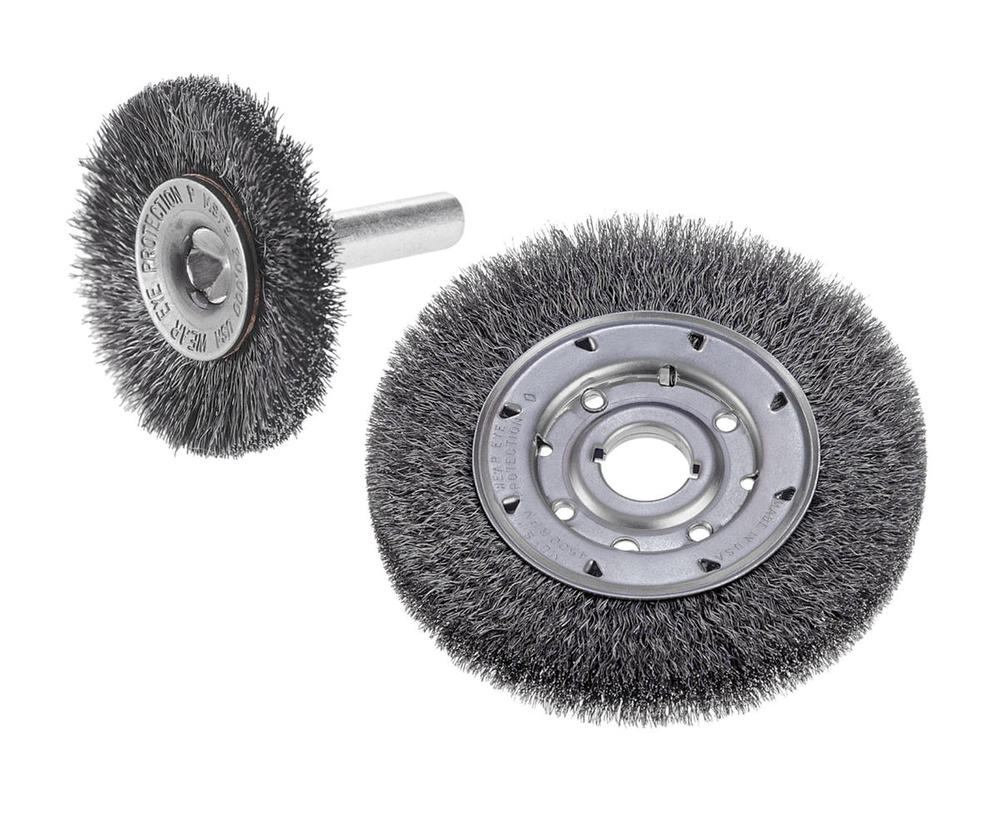 Crimped Wire Wheel Brushes - USA Made