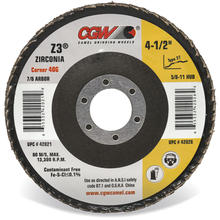 CGW Abrasives 42020 - Z3 Corner Flap Discs