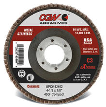 CGW Abrasives 42401 - eXtreme C3 Ceramic Flap Discs