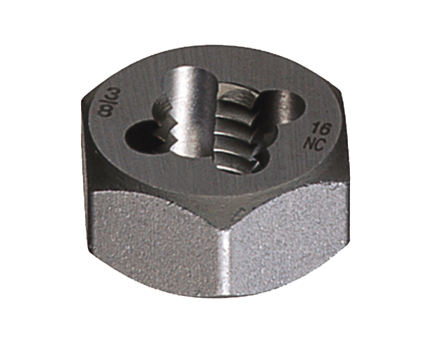 Carbon Steel Hexagon Rethreading Die - Metric