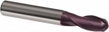 Guhring 9036790015000 - UNI PRO standard length ball nose end mill (2-fluted), metric