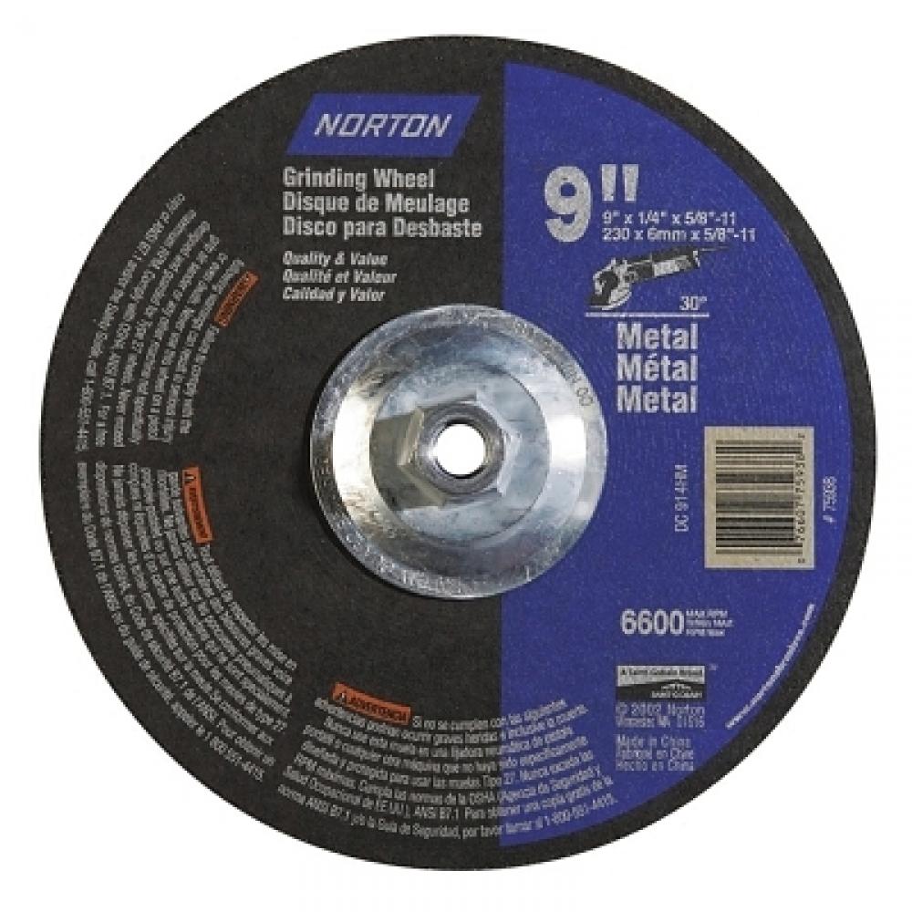 Norton Type 27 Depressed Center Metal & Masonry Wheels