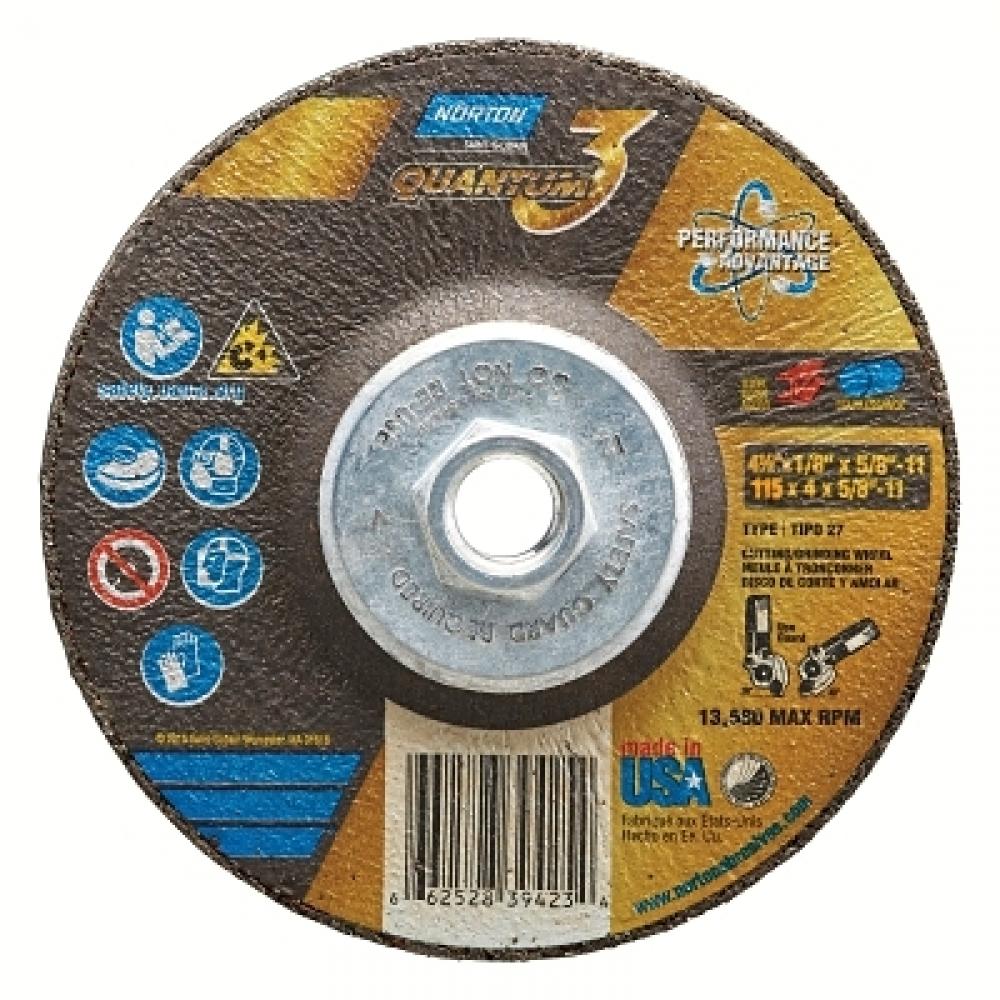 Norton Quantum3 SG CA Type 27 Grinding Wheels