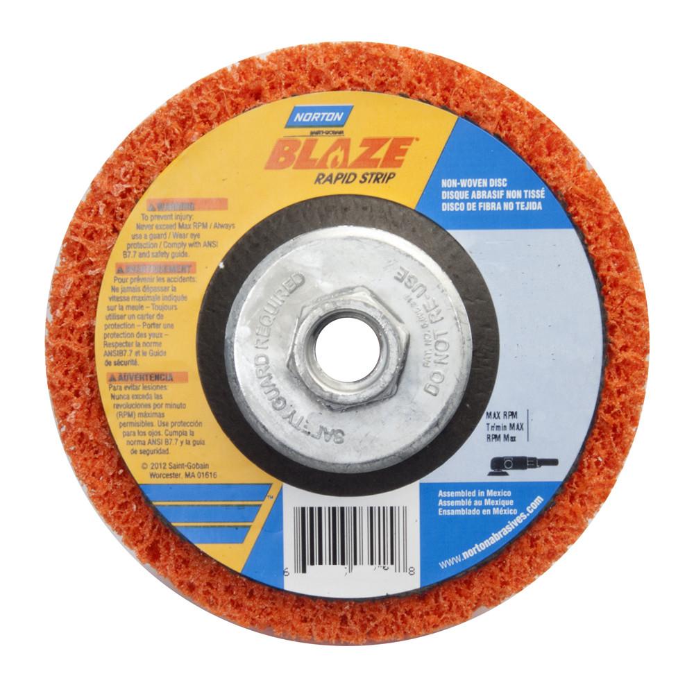 4-1/2 x 5/8 - 11 In. Bear-Tex Blaze Rapid Strip Non-Woven Disc CA XC Grit T27