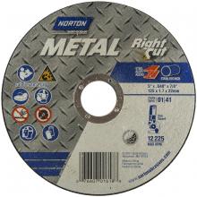 Saint-Gobain Abrasives Inc. 07660701618 - 125 mm x 1 mm x 7/8 In. Metal RightCut Cut-Off Wheel 60 Q T01/41