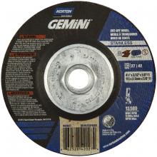 Saint-Gobain Abrasives Inc. 66252842027 - 4-1/2 x 3/32 x 5/8 - 11 In. Gemini INOX/SS Cutting Wheel 30 Q BDA T27/42