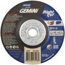 Saint-Gobain Abrasives Inc. 66252843228 - 5 x .040 x 7/8 In. Gemini RightCut Cutting Wheel 60 ZZ T27/42