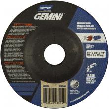 Saint-Gobain Abrasives Inc. 66252843594 - 4-1/2 x 1/4 x 7/8 In. Gemini Grinding Wheel 24 S BDA T27