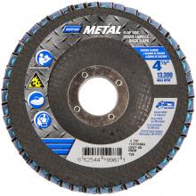 Saint-Gobain Abrasives Inc. 66254419987 - 4-1/2 x 7/8 In. Metal Fiberglass Conical Flap Disc T29 80 Grit R828T ZA