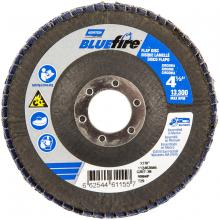 Saint-Gobain Abrasives Inc. 66254461155 - 4-1/2 x 7/8 In. BlueFire Fiberglass Conical Flap Disc T29 P36 Grit R884P ZA