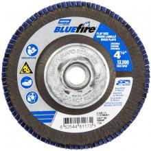 Saint-Gobain Abrasives Inc. 66254461173 - 4-1/2 x 5/8 - 11 In. BlueFire Fiberglass Conical Flap Disc T29 P80 Grit R884P ZA