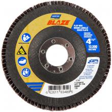 Saint-Gobain Abrasives Inc. 66261183489 - 4-1/2 x 7/8 In. Blaze Fiberglass Conical Flap Disc T29 80 Grit R980P