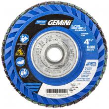 Saint-Gobain Abrasives Inc. 66623399002 - 4-1/2 x 5/8 - 11 In. Gemini Plastic Flat Flap Disc T27 P80 Grit R766 ZA