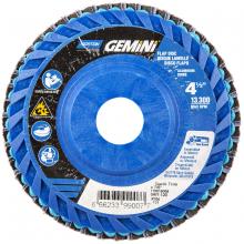 Saint-Gobain Abrasives Inc. 66623399007 - 4-1/2 x 7/8 In. Gemini Plastic Flat Flap Disc T27 P120 Grit R766 ZA