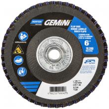 Saint-Gobain Abrasives Inc. 66623399042 - 6 x 5/8 - 11 In. Neon Fiberglass Conical Flap Disc T29 P80 Grit R766 ZA