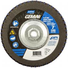 Saint-Gobain Abrasives Inc. 66623399045 - 7 x 5/8 - 11 In. Neon Fiberglass Conical Flap Disc T29 P80 Grit R766 ZA