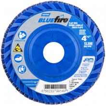 Saint-Gobain Abrasives Inc. 66623399140 - 4-1/2 x 7/8 In. BlueFire Plastic Flat Flap Disc T27 P36 Grit R884P ZA