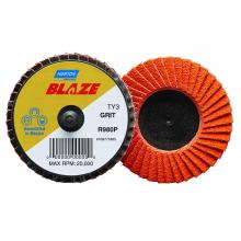 Saint-Gobain Abrasives Inc. 77696090145 - 2 In. Blaze Plastic Flat Mini Flap Disc Type III T27 36 Grit R980P CA