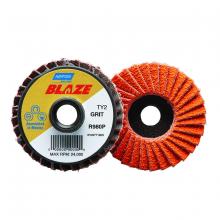 Saint-Gobain Abrasives Inc. 77696090159 - 2 In. Blaze Plastic Flat Mini Flap Disc Type II T27 120 Grit R980P CA