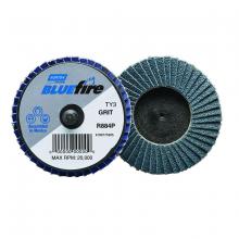 Saint-Gobain Abrasives Inc. 77696090165 - 2 In. BlueFire Plastic Flat Mini Flap Disc Type III T27 P36 Grit R884P1 ZA