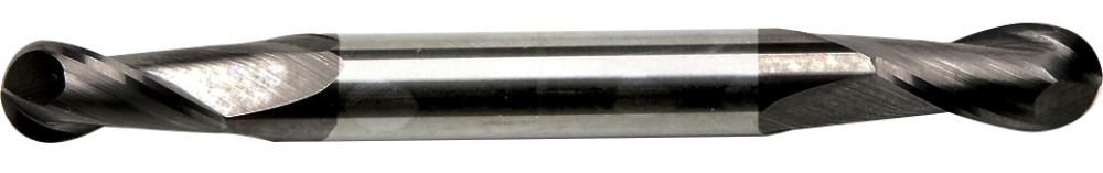 Sowa High Performance 1/32 x 1-1/2&#34; OAL 2 Flute Ball Nose Double End Stub Length