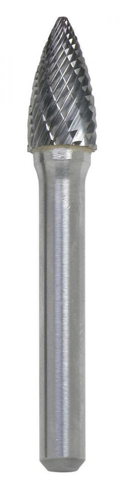 STM SG-41 1/8&#34; x 1/8&#34; Shank Tree Pointed End Carbide Double Cut Burr