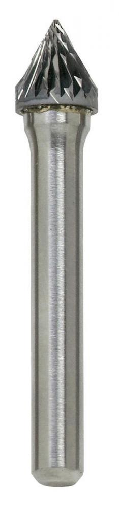 STM SJ-42 1/8&#34; x 1/8&#34; Shank 60º Taper Carbide Double Cut Burr