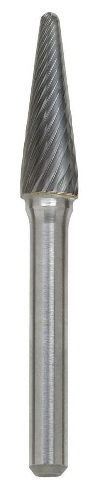 STM SL-41 1/8&#34; x 1/8&#34; Shank 14º Taper With Radius End Carbide Standard Cut Burr