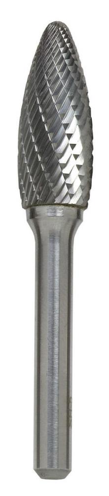 STM SH-41 1/8&#34; x 1/8&#34; Shank Flame Shaped Carbide Double Cut Burr