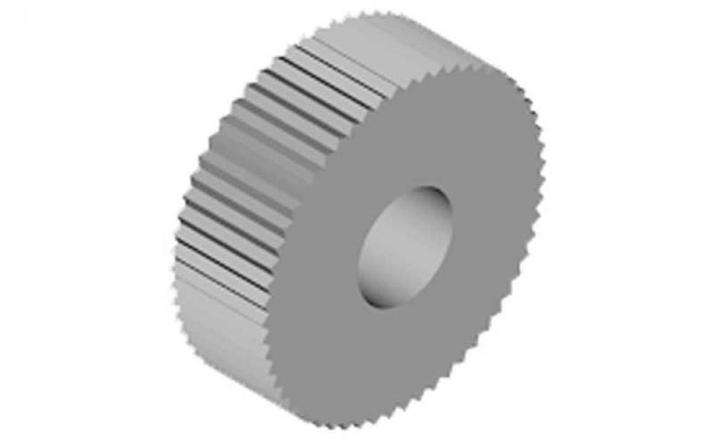 Narex 20mm x 10mm x 6mm 20 x 1 Pitch Straight Coarse Knurling Wheel