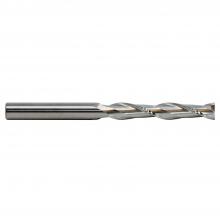 Sowa Tool 102408 - 3/8" Diameter x 3/8" Shank 2-Flute Extra Long Length Blue Series Carbide End Mill