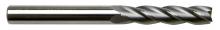 Sowa Tool 102-450 - Sowa High Performance 1/8 x 3mm OAL 4 Flute Extra Long Length Bright Finish Carb