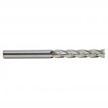 Sowa Tool 102450 - 1/8" Diameter x 1/8" Shank 4-Flute Extra Long Length Blue Series Carbide End Mill