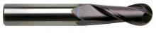 Sowa Tool 102-862 - Sowa High Performance 1/8 x 1-1/2" OAL 2 Flute Ball Nose Regular Length TiAlN Co