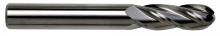 Sowa Tool 102-991 - Sowa High Performance 1/8 x 2-1/4" OAL 4 Flute Ball Nose Long Length Bright Fini