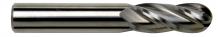Sowa Tool 103-880 - Sowa High Performance 1/8 x 1-1/2" OAL 4 Flute Ball Nose Regular Length Bright F