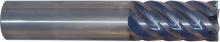 Sowa Tool 153-100 - Sowa High Performance 1/4 x 2-1/2" OAL 5 Flute Variable Helix Modified AlTiN Coa