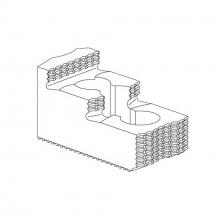 Sowa Tool 492000 - 200-220mm Hard Top Jaws With Inch Serration (Set Of 3)