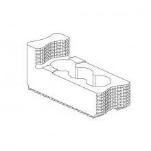 Sowa Tool 492011 - 500-630mm Hard Top Jaws With Inch Serration (Set Of 3)