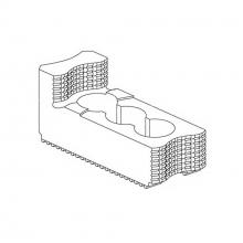 Sowa Tool 492015 - 12" Hard Top Jaws With Metric Serration (Set)